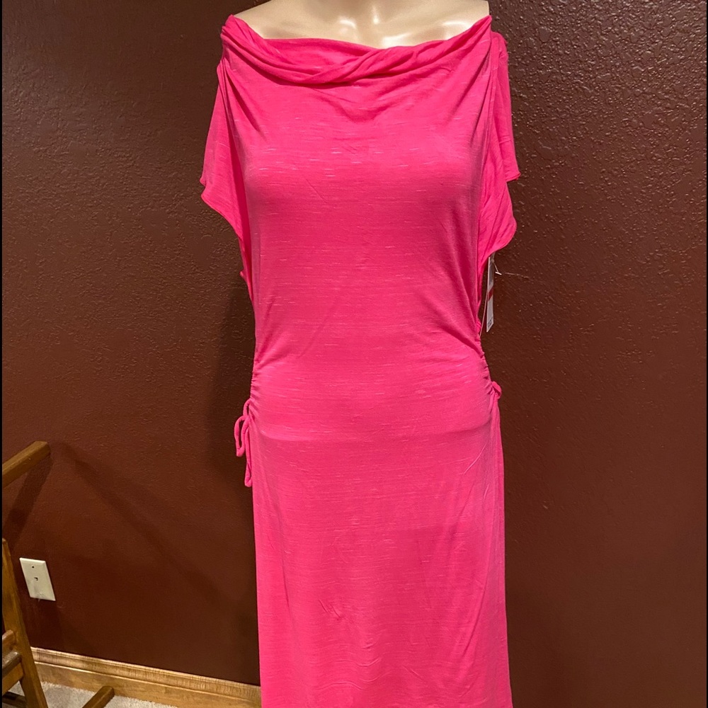 BETSEY JOHNSON Pink MIDI Dress